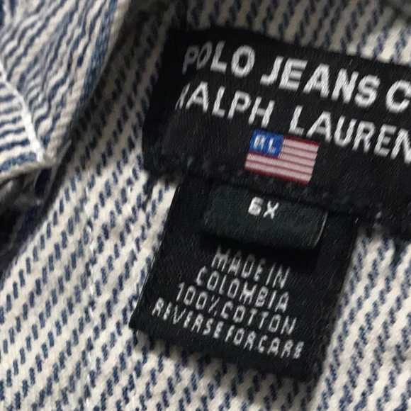 Vintage Polo Ralp Lauren Striped Dress Size 6x❤️ - Picture 6 of 6